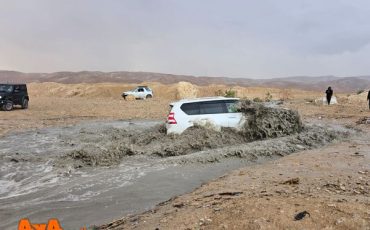 גשם שנתי ביום אחד - סיכום טיול ג'יפים בצפון מדבר יהודה, 15/11/25