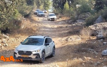 סיכום הדרכת נהיגה בשטח עם רכבי סובארו לאנשי קק"ל
